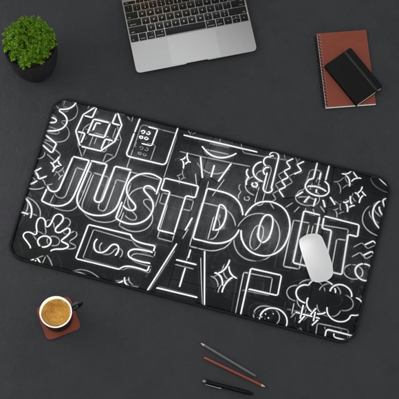 Nike Just Do It Desk Pad | Large Mousepad | Makeup Mat XL - Picture 1 of 8